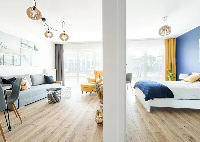 Navy Blue Dream - - Basen - Parking Apartment Dziwnow